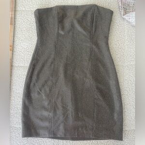 Zara Strapless dress with brilliant size M